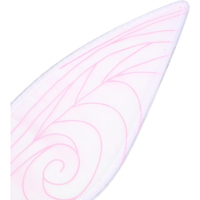 Ailes de Fée Florales Couronne de Fleurs Baguette Étoilée Costume Aile de Fée avec Couronne de Fleurs Baguette Étoilée Argentée Rose rose