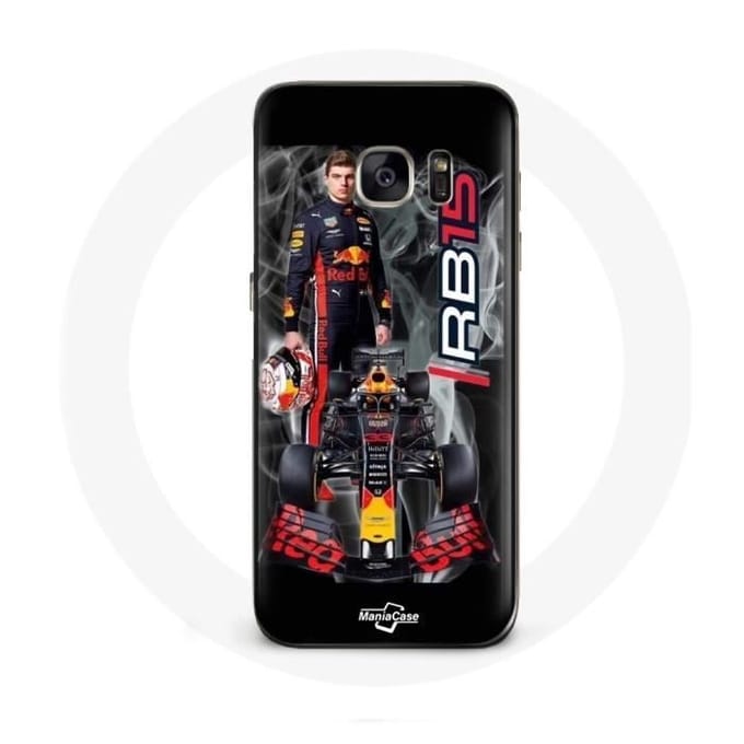 Coque - Red Bull - Samsung Galaxy S7 - Formule 1 - Max Verstappen - Rigide - Noir