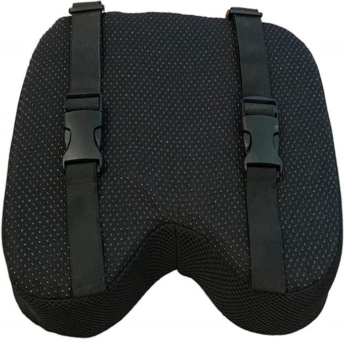 Roeimachine Zitkussen - Comfortabel Zitkussen - Comfortabel Roeien - Antislip Ontwerp - Dikte 7.6 cm - Zwart