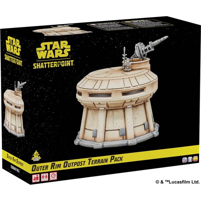 Beeldje Atomic Mass Games Star Wars Shatterpoint Set De Terrain Outer Rim Outpost