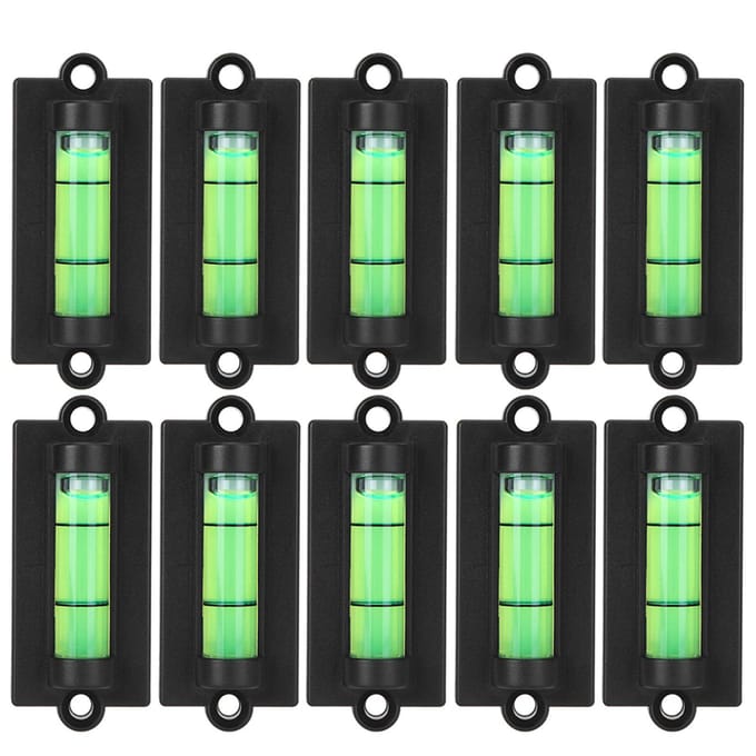 10 STUKS Milieuvriendelijke Beugel Niveau Aanpassen Camera Statief Horizontaal Mini Plastic Accessoire white