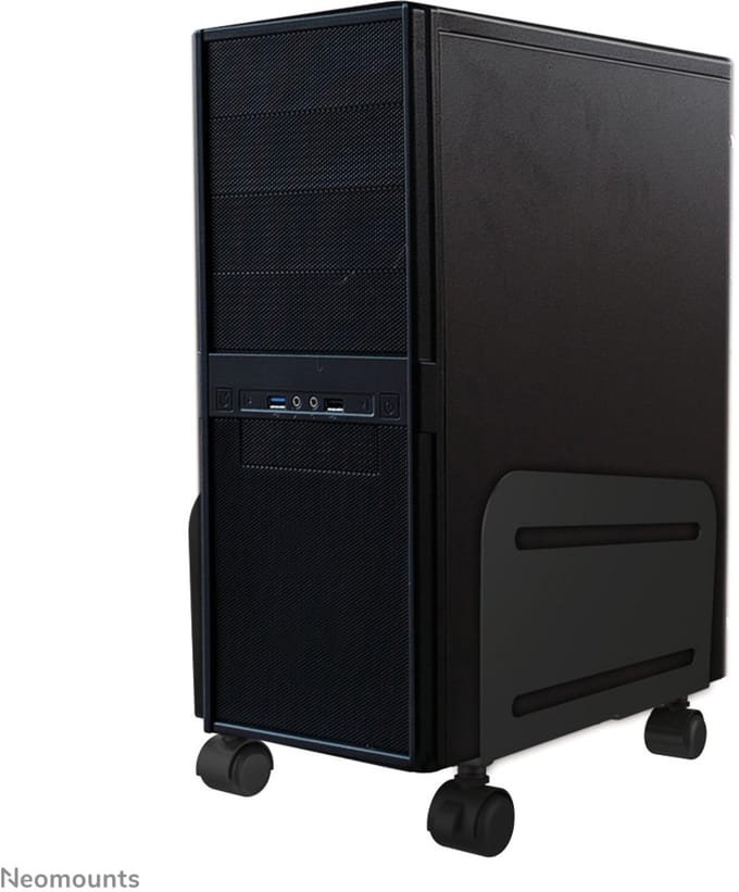 Neomounts Trolley PC Mount (Suitable PC Dimensions - Width: 12-21 cm) - Black - cart - Max 10 kg - recommended for