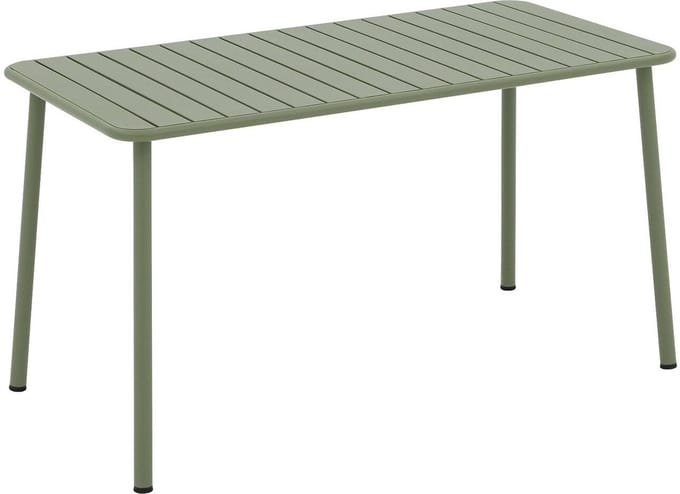 Goossens Tuintafel Verge - Metaal - groen - 140 x 75 x 70 cm