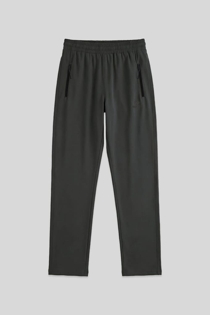 Heren Rechtlopende Sweatpants met Elastische Taille