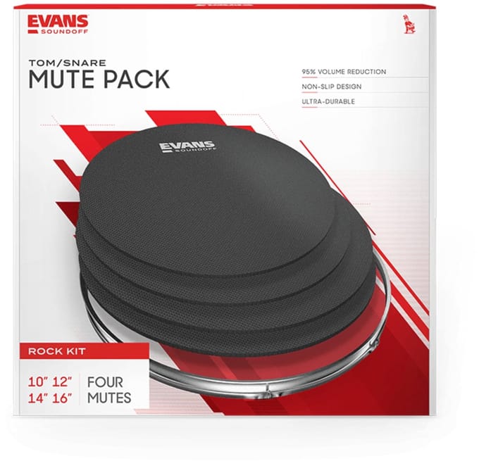 Evans Sound Off Mute Pack Rock 10,12,14,16 - Accessoire voor drums