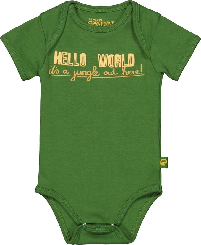 4PRESIDENT Romper - Garden Green - Maat 68 - Rompertjes baby