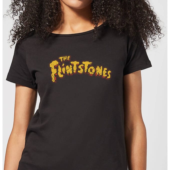 The Flintstones Logo Women's T-Shirt - Black - M