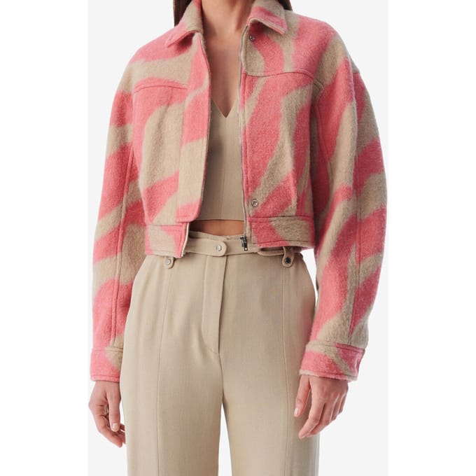 IRO Paris Eraki Outerwear Pink Beige Taglia: 36 | Giacche corte Outlet | Donna | Marrone