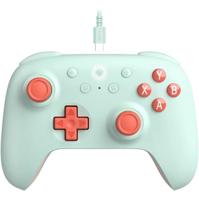 8Bitdo Ultimate 2C - Bedrade Controller - Android, PC - Mint/Roze