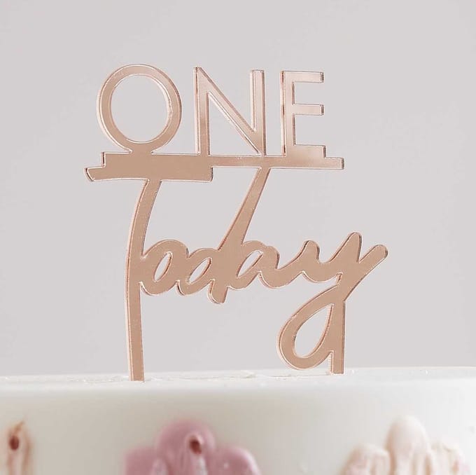 Ginger Ray - Ginger Ray - One Today taarttopper