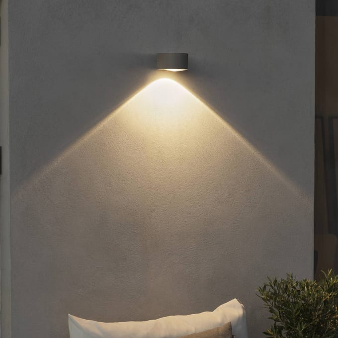 Konstsmide Gela 7881-370 Buitenlamp (wand), Wandlamp Energielabel: F (A - G) LED 6 W Antraciet
