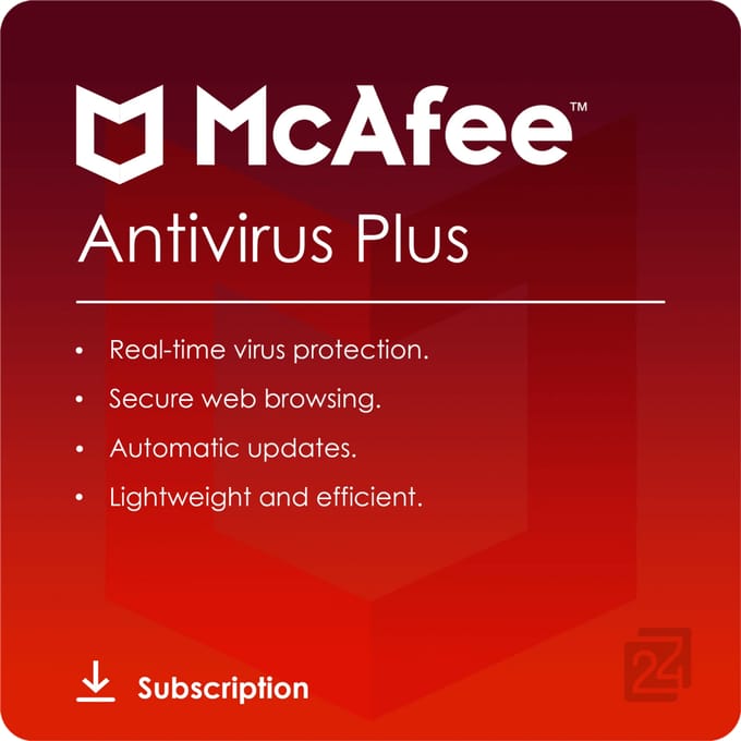 McAfee Antivirus Plus 2026 onbeperkt Apparaten 3 Jaar