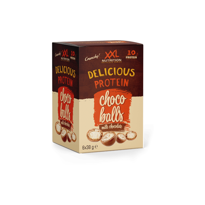XXL Nutrition Delicious Protein Choco Balls Chocolade 6 pack - 38 gram