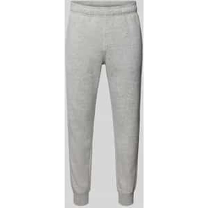 Regular fit sweatpants met logostitching