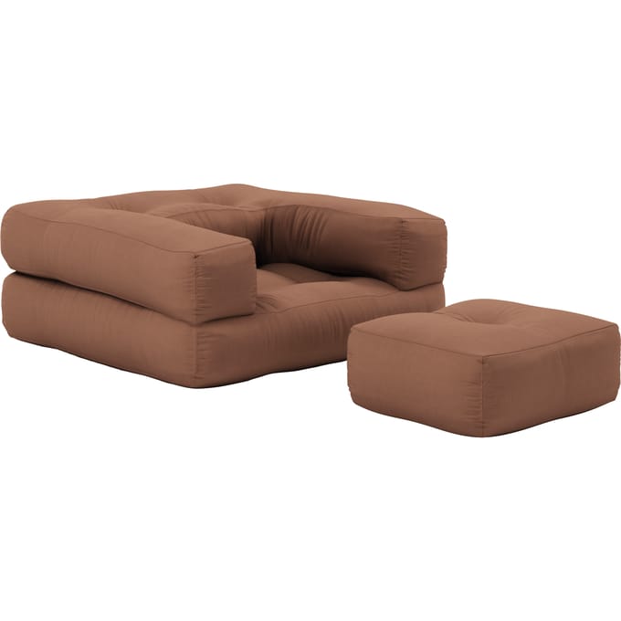 Karup Mini Cube stoel - 759 Clay Brown