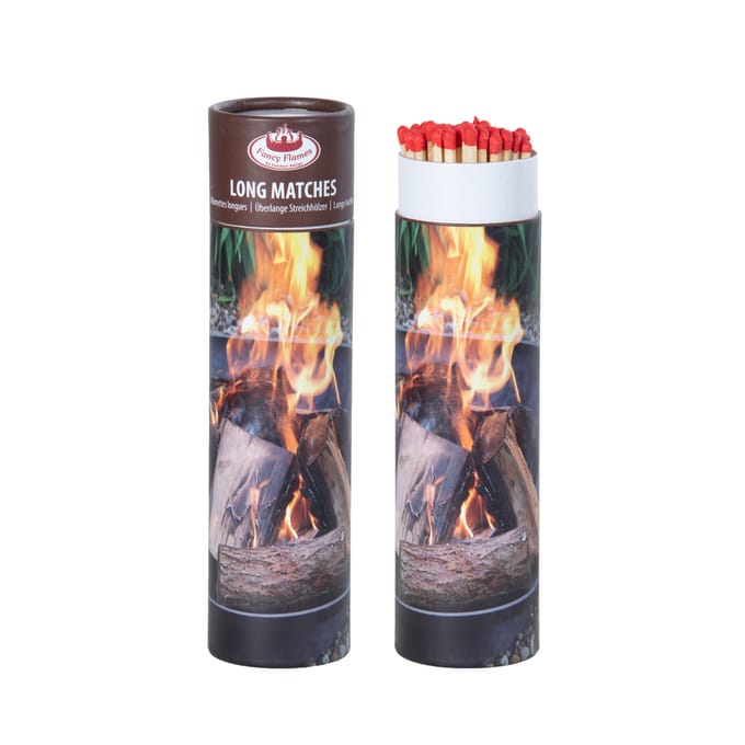 Fancy Flames BBQ/Barbecue lucifers - 50x - lange lucifers - 25 cm