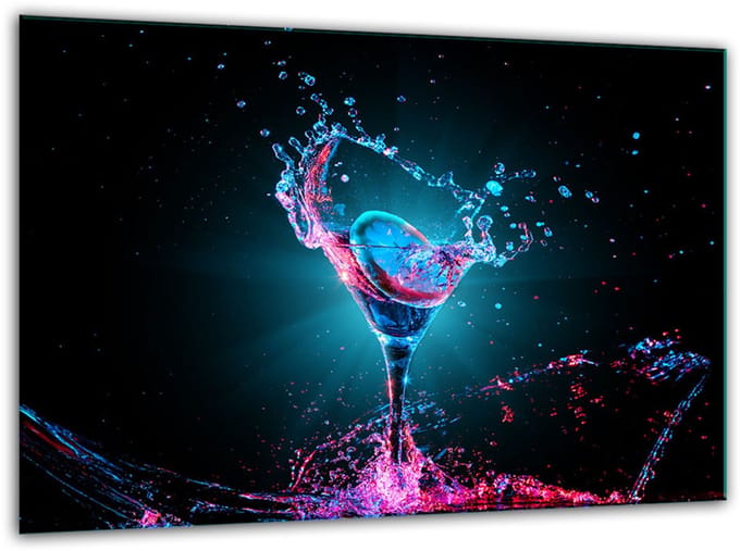 TMK ArtDeko - Snijplank - Gehard Glas - 30x22cm - Drink