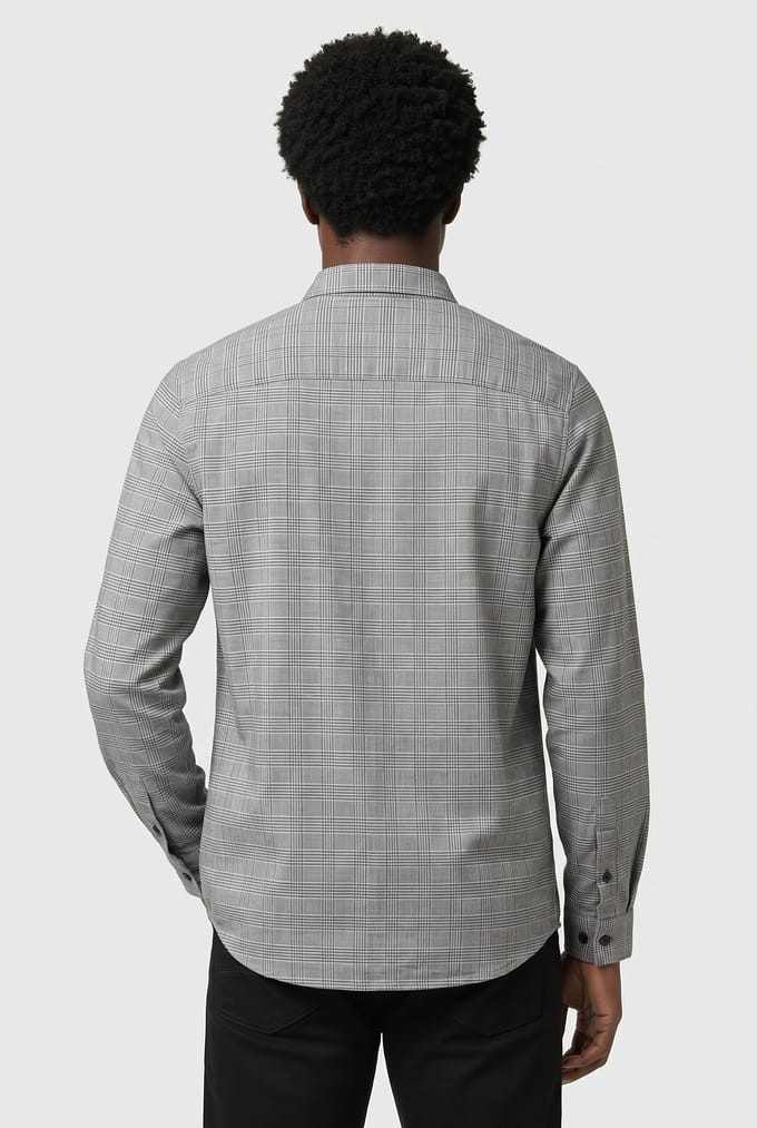Lyle & Scott Black Eagle Pocket Shirt Jet Black/ White Größe: S | Casual hemden Outlet | Herren | Weiß