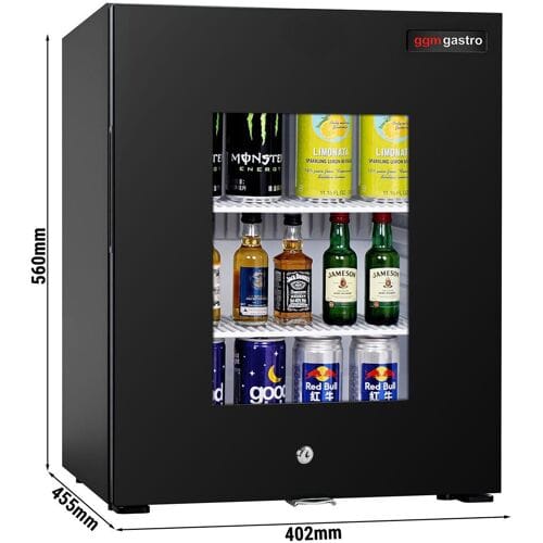 GGM Gastro Minibar-Kühlschrank - 402mm - 36 Liter - 1 Glastür