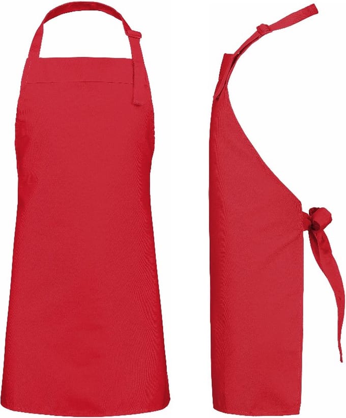 Benza Schort Kinderschort - Rood - 50 x 60 cm