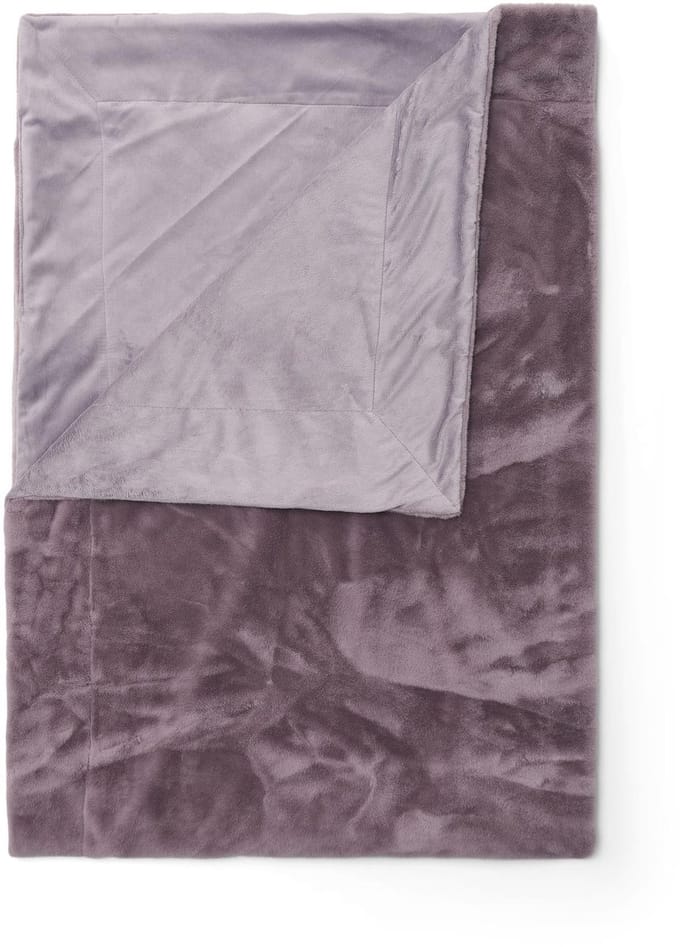 Essenza Furry Plaid Pale purple - 150x200 cm