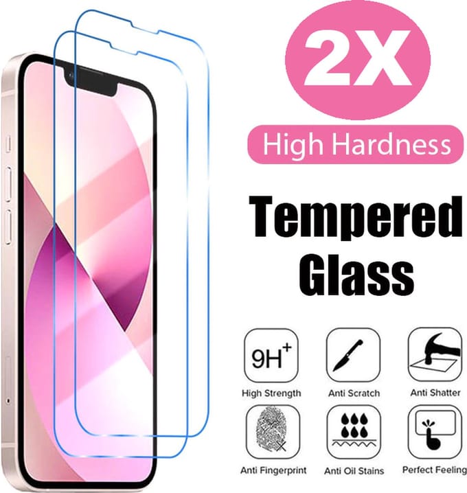 Screenprotector Geschikt voor iPhone Xr/11 screenprotector 2 pack - tempered glass - beschermlaag voor iPhone Xr/11