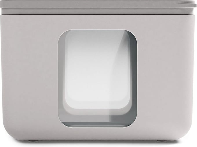 Vershouddoos - B+ - Quadro - Silk lichtgrijs - 13 x 13 x 10 cm - Inhoud 1,1 liter