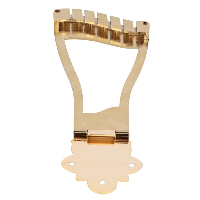 Cordier de pont de remplacement pour guitare jazz électrique Accessoires d'instruments de musique Or noir