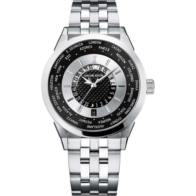 Jacob Zech - Heren Horloge New York City - Zilver