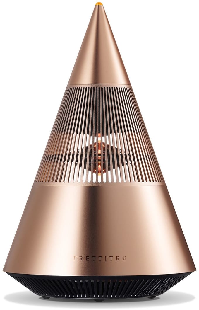 TRETTITRE TreSound mini Gen4 goud - draagbare bluetooth speaker - 360° surround sound - aluminium - 30W
