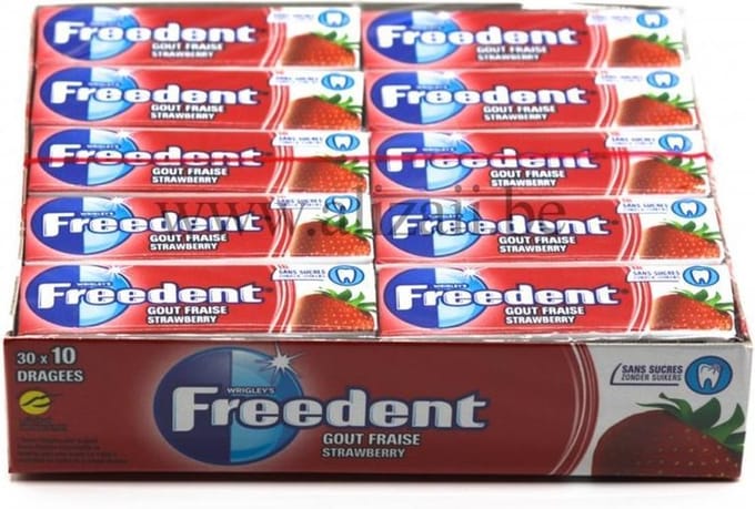 Freedent Strawberry Kauwgom