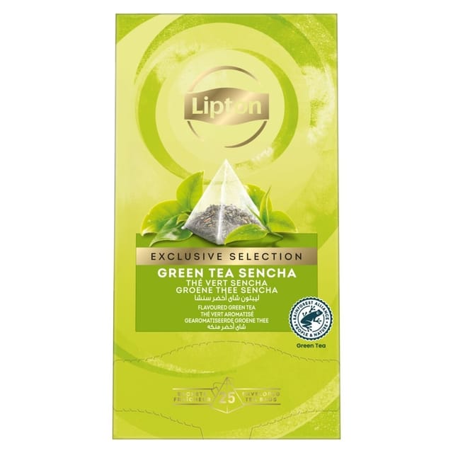 Lipton Exclusive Selection Thee groen sencha - Doos 25 stuks x 1,8 gram