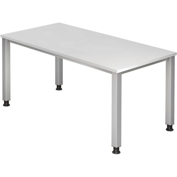 QUEO 16 S | Bureau - Wit 160 x 80 Tafelhoogte I In hoogte verstelbaar