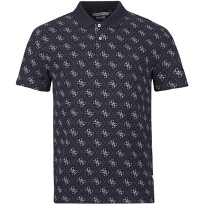 Guess  Polo Shirt Korte Mouw SS ALL OVER 4G JACQAURD POLO