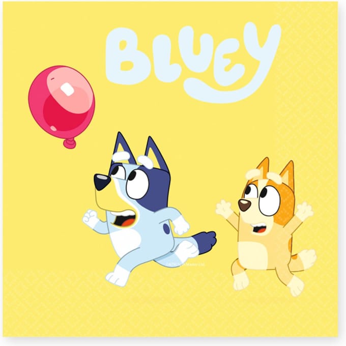 RIETHMULLER - 16 Bluey Servetten 33 x 33 cm
