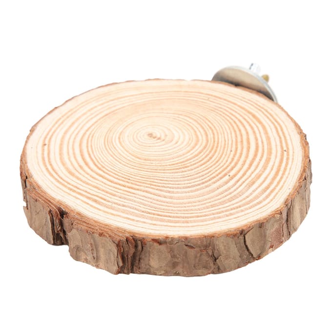 Vogels Ronde Zitstok Platform Natuurlijk Houten Standaard voor Kooi Vogels Papegaaien Bijten Staan8-10 beige