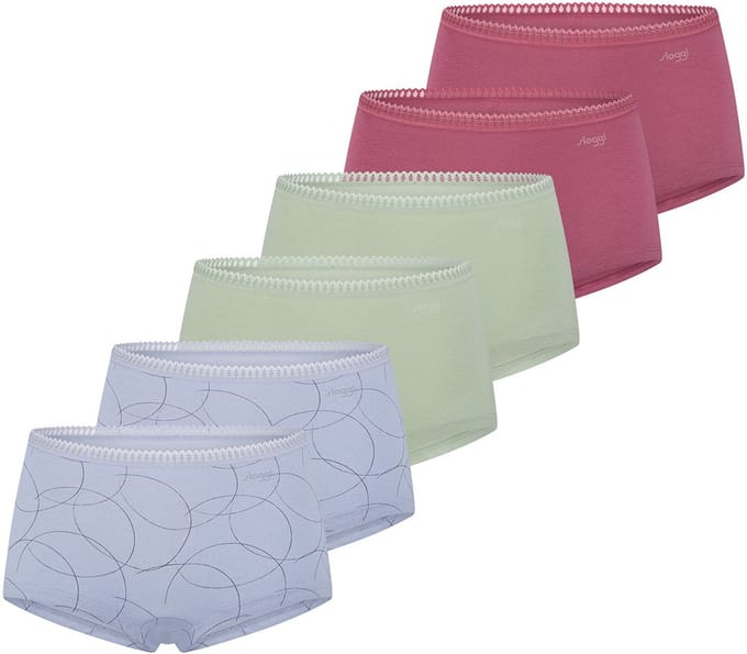 sloggi Dames shorts slip 6 pack GO Crush