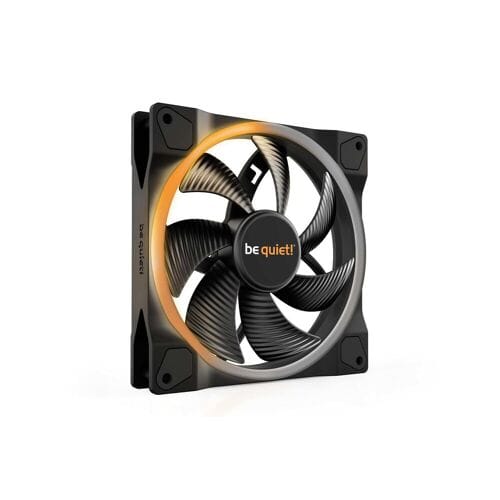 be quiet! LICHTE VLEUGELS 140mm PWM - Case ventilator - 140mm - Zwart met RGB-licht - 23 dBA