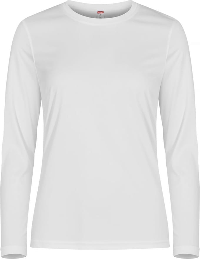Clique Basic Active-T L/S Women 029041 - Wit - 42/XL