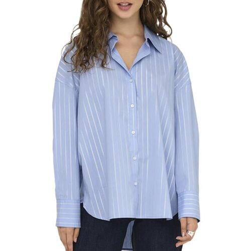 JDY - JDYMIO L/S LUREX LOOSE SHIRT WVN NOOS - Dames - Blouses