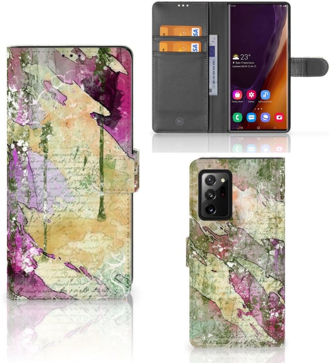 Hoesje Samsung Galaxy Note20 Ultra Letter Painting