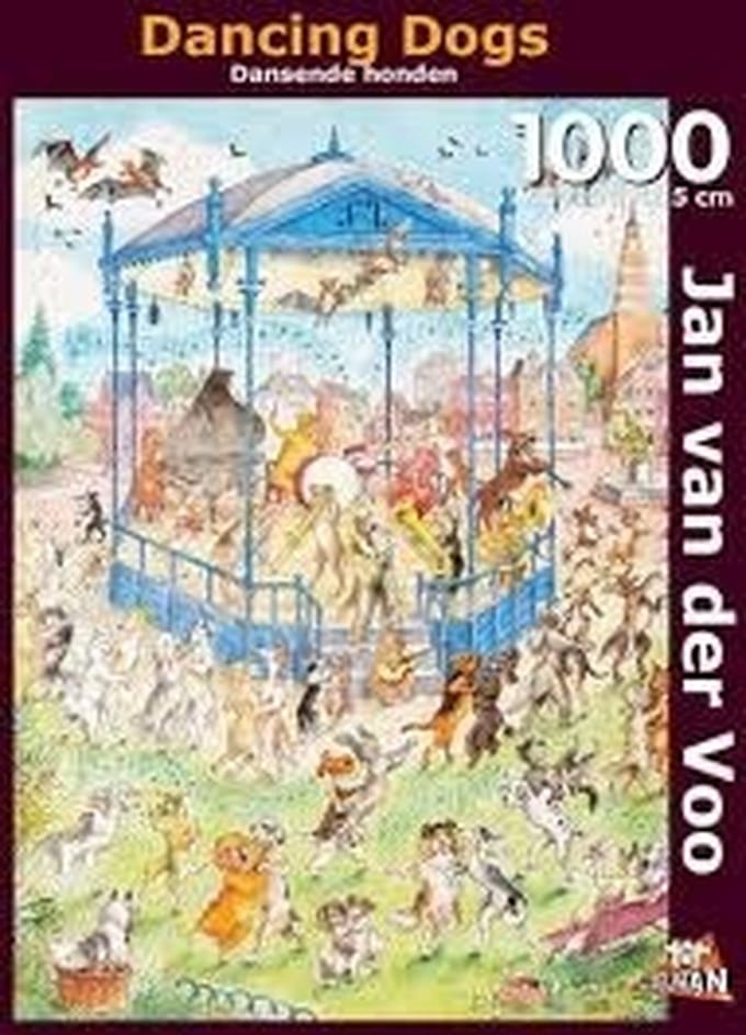 Puzzel - Dansende Honden - Jan van der Voo (1000)