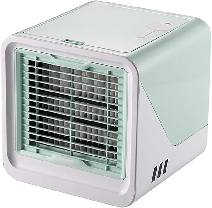 Draagbare Koeler - Persoonlijke Ventilator - Koele Lucht - Bladloos Ontwerp - Compact Formaat