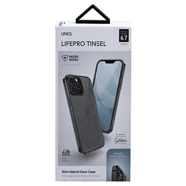UNIQ LifePro Tinsel - Hoesje voor iPhone 12 Pro Max - Cursus - Stijlvol - Luxe