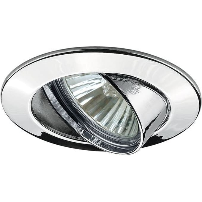 Premium Inbouwlamp rond 83 mm 30° GU10 max. 50W 230V dimbaar Chroom
