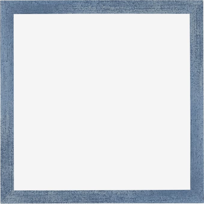 Fotolijst 45x45 cm - MDF - Helder Blauw Geveegd - Marseille