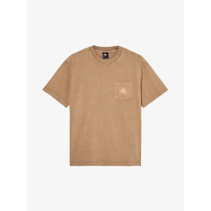 Quiksilver Guana T-shirt Met Korte Mouwen Bruin S Man