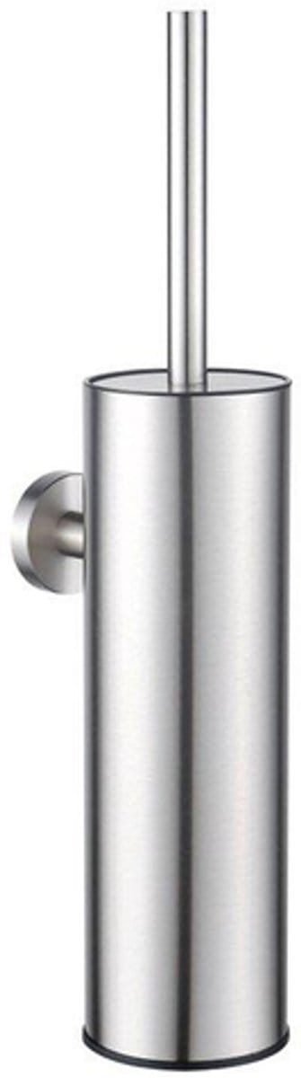 Fugaflow Eccelente Acces toiletborstelhouder - gesloten model - wand - rond - geborsteld rvs -