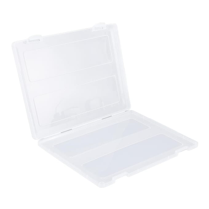 Transparante Documentopbergdoos Transparante Plastic Archiefopbergdoos met Veilige Kliksluiting A5 A5 white