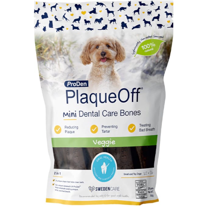 ProDen PlaqueOff Dental Care Botten - Groenten Mini (340 g)